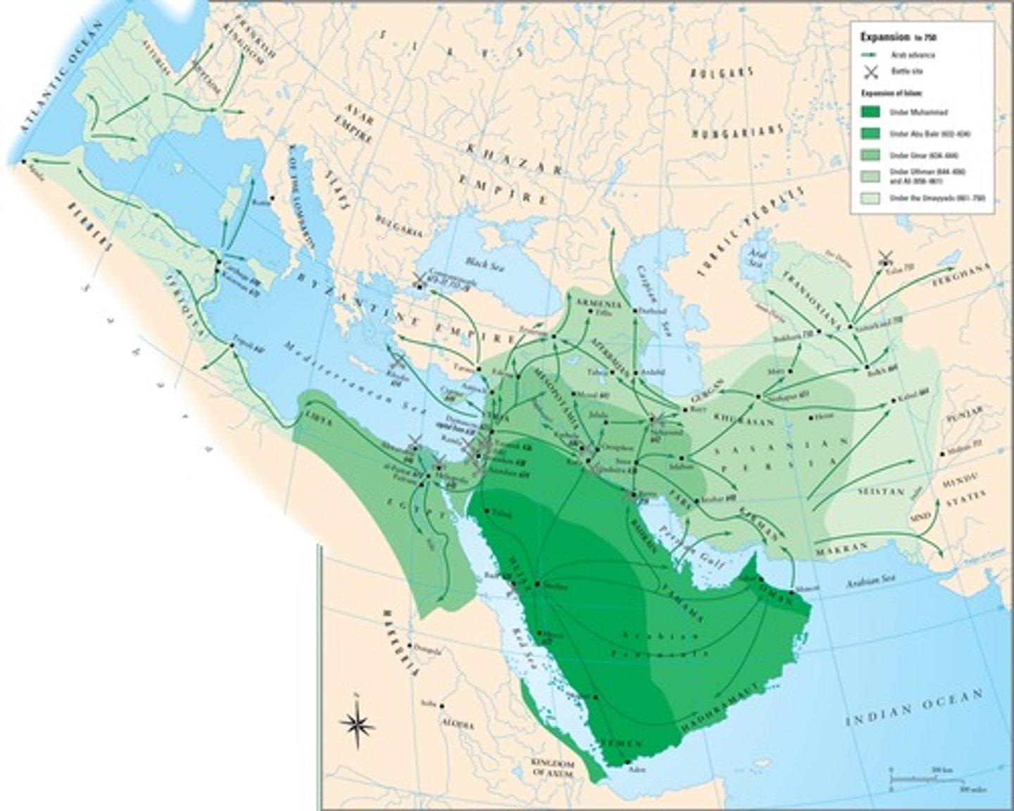 <p>Islamic empire ruled by those believed to be the successors to the Prophet Muhammad. (Two such empires are the Abbasid and Umayyad.)</p>