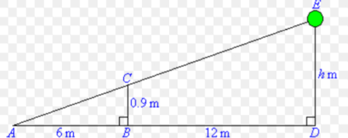 Solve for h
