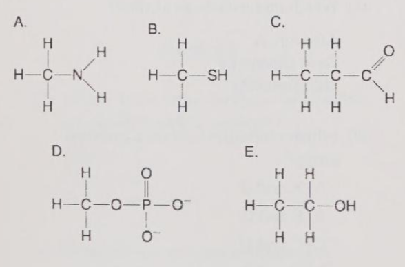 <p>Which molecule is an organic phosphate?</p>