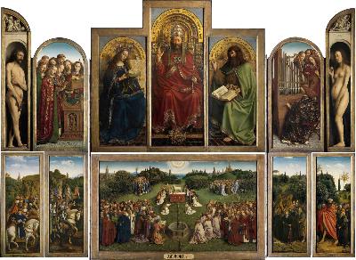 <p>Artists behind the Ghent Altarpiece</p>