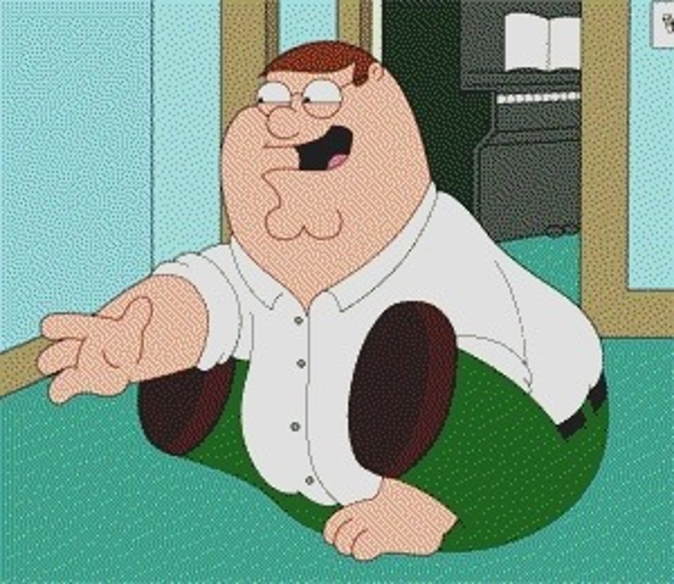 <p>(adj.) awkward, lacking in social graces, tactless, clumsy</p>