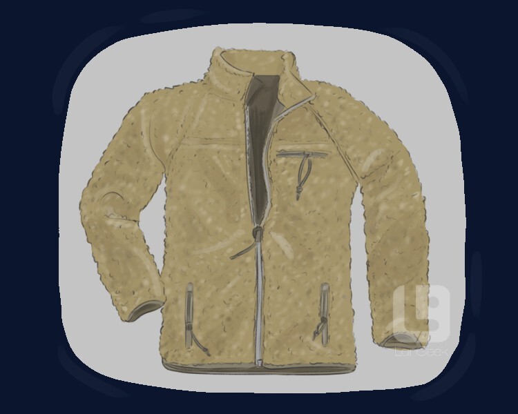 <p>covered in or made of wool</p><p><br></p>