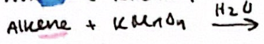 <p>What is the general name of the product of Baeyer’s Test for Unsaturation for <strong>Alkenes</strong>?</p>