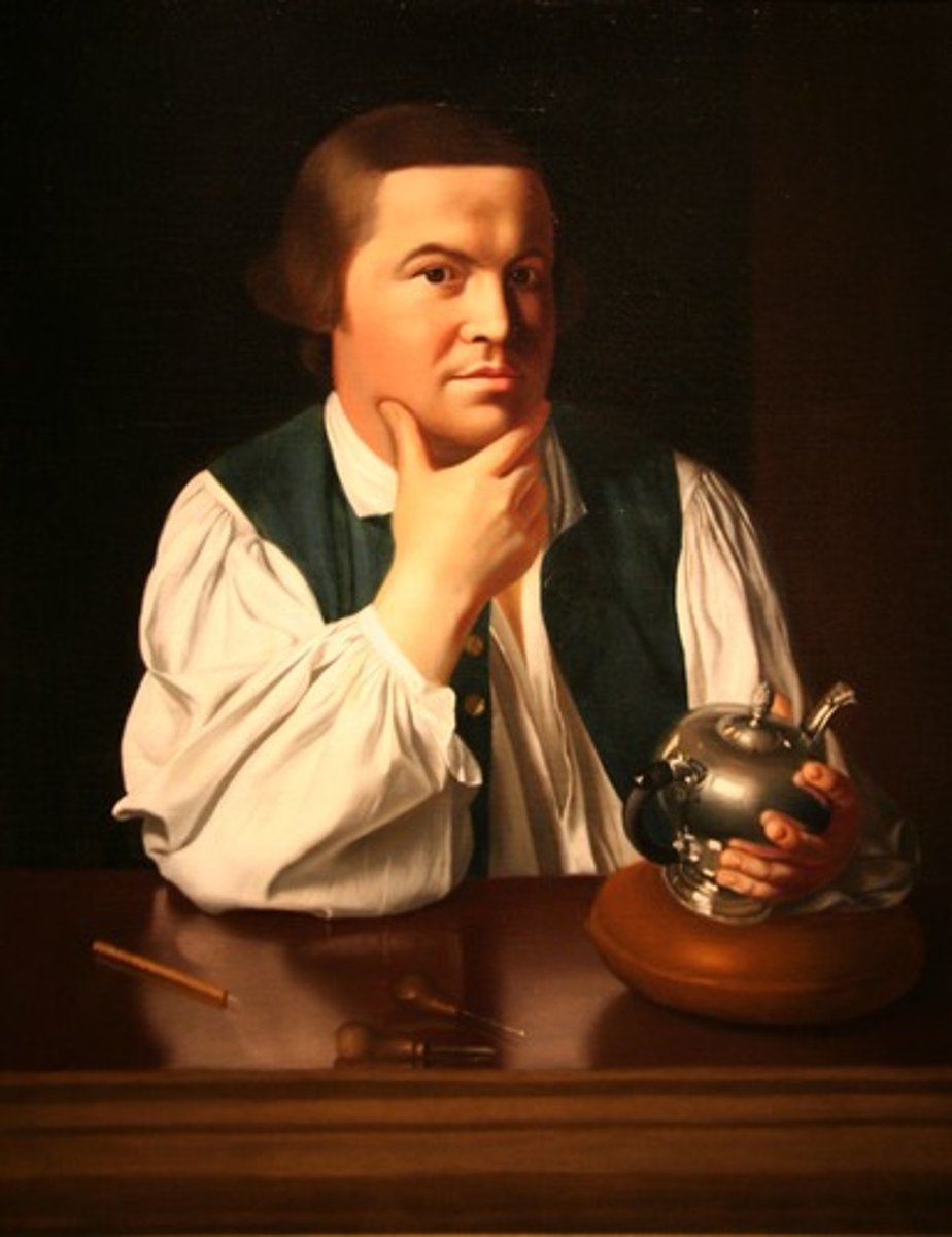 <p>He warned the countryside that, "the regulars are out." He was a prominent member of the Sons of Liberty and the best silversmith in Boston.</p>