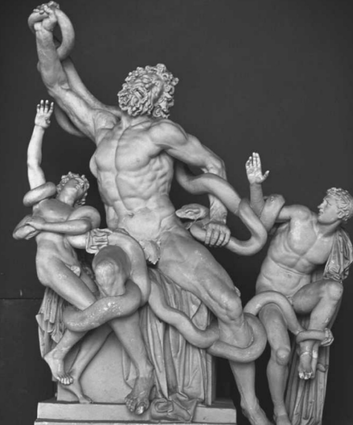 <p>Figure 2.2: Who is the smaller figure on the left being attacked by a sea serpent?</p>