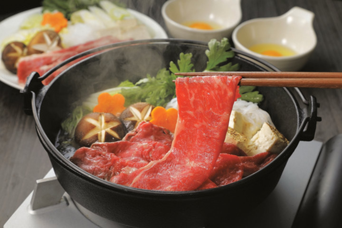 <p>beef hotpot cooked in sweetened stock</p>
