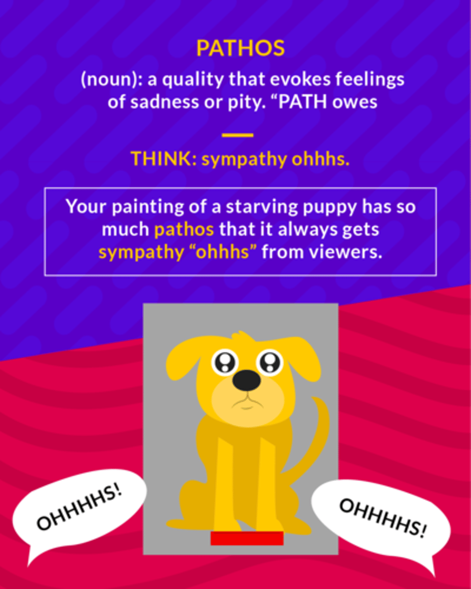 <p>(noun) a quality that evokes pity or sadness</p>