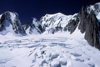 <p>Spoon-shaped circular depression scoured by glacier. </p>