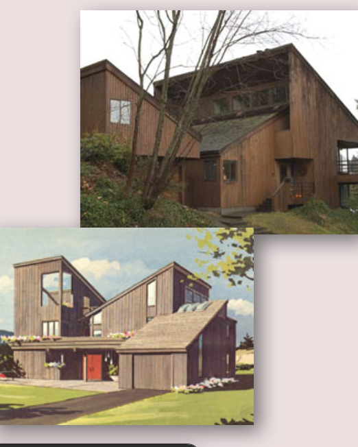 <p>Asymmetrical</p><p class="p2"></p><p class="p1">Roof lines typically multi directional with windows at random locations</p><p class="p2"></p><p class="p1">Angular</p>