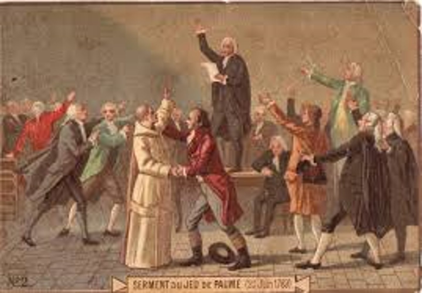 <p>estates General, Storming of the Bastille, Tennis Court Oath, Declaration of Rights of Man and Woman and Citizen</p>