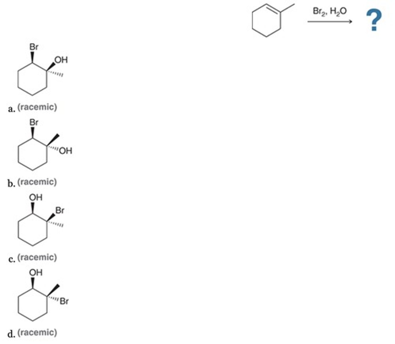 <p>Predict the major product of the following reaction.</p>