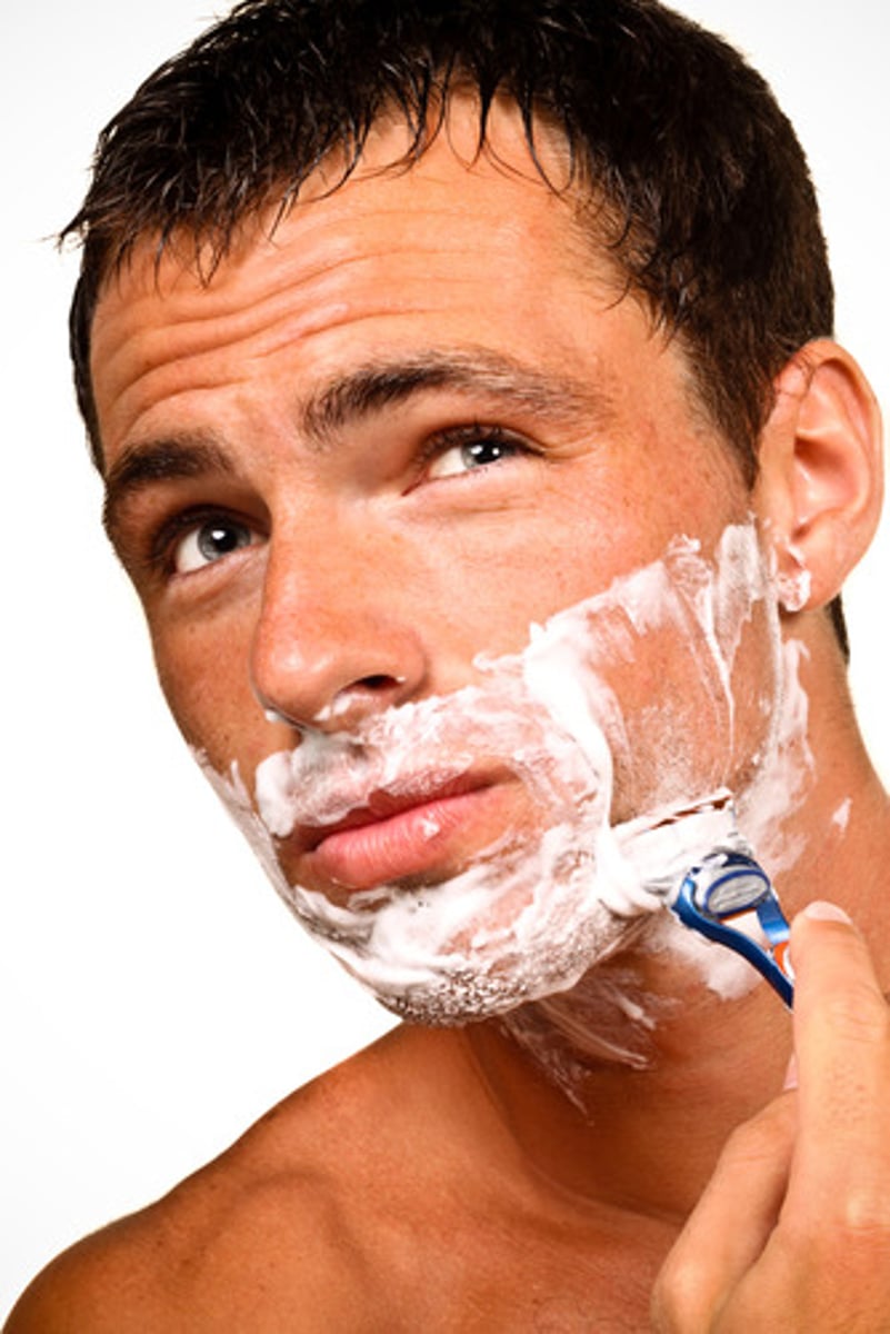 <p>to shave your beard</p>