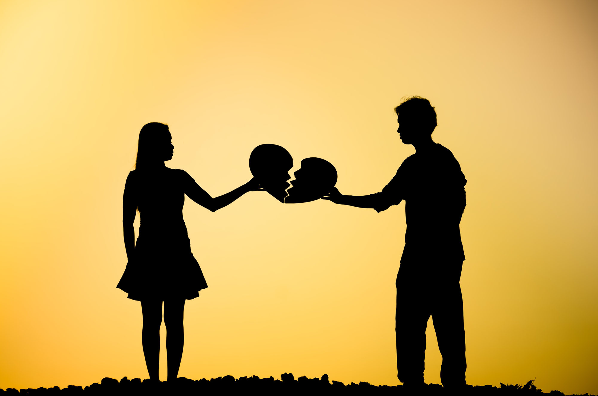 <p>Break up</p>