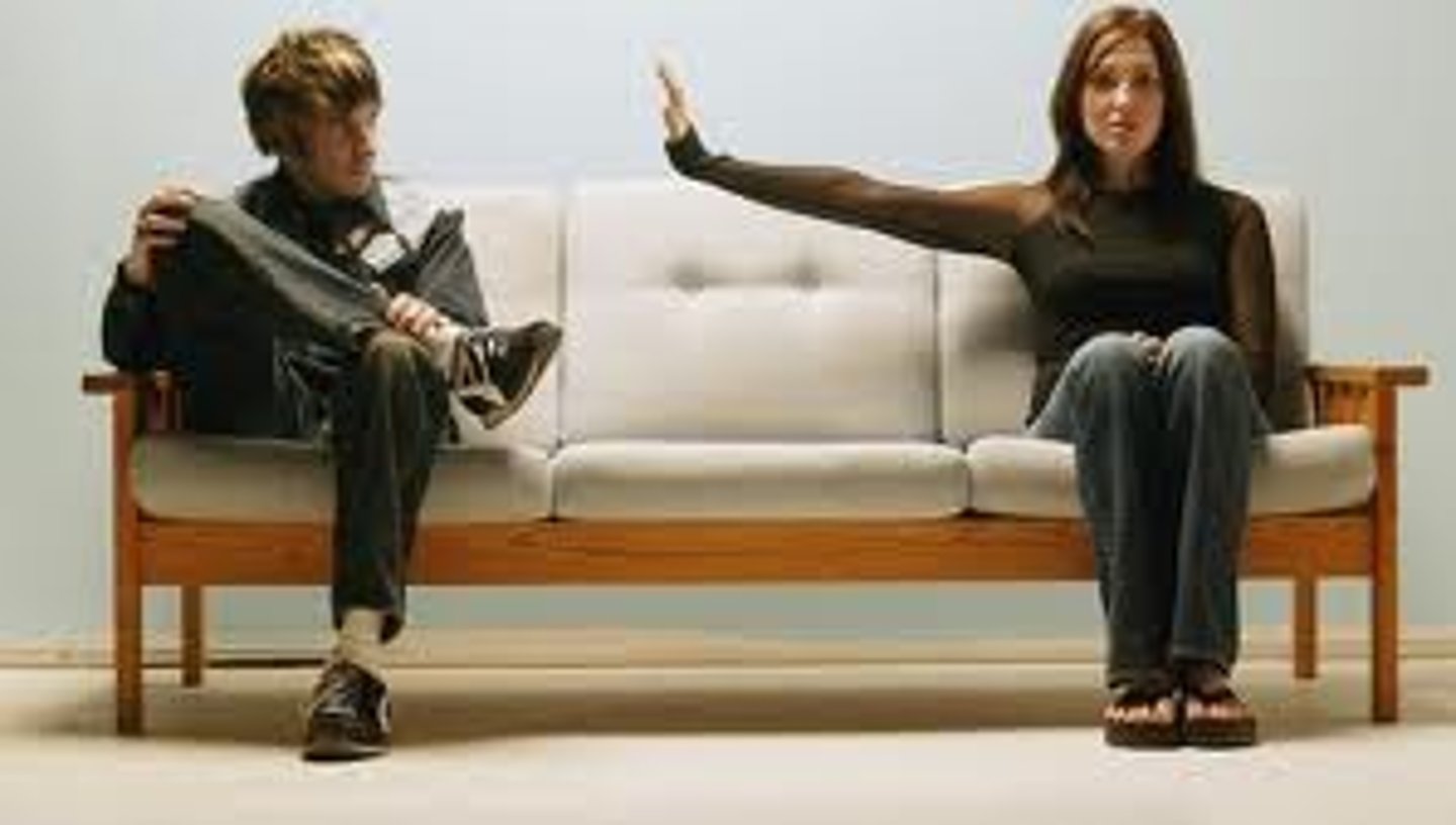 <p>to stay away from something</p>