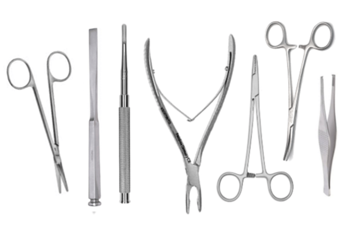 <p>a hard, magnetic steel that may be heat-hardened, used when sharp cutting edges are needed (used for scissors, osteotomes, chisels, rongeurs, forceps, hemostatic forceps, &amp; needle holders)</p>