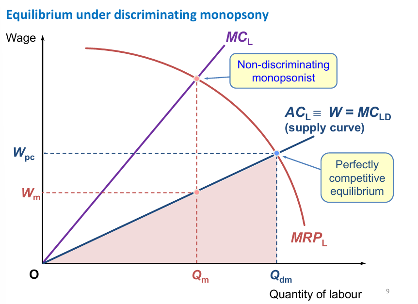 <p>Discriminating Monopsony:</p>