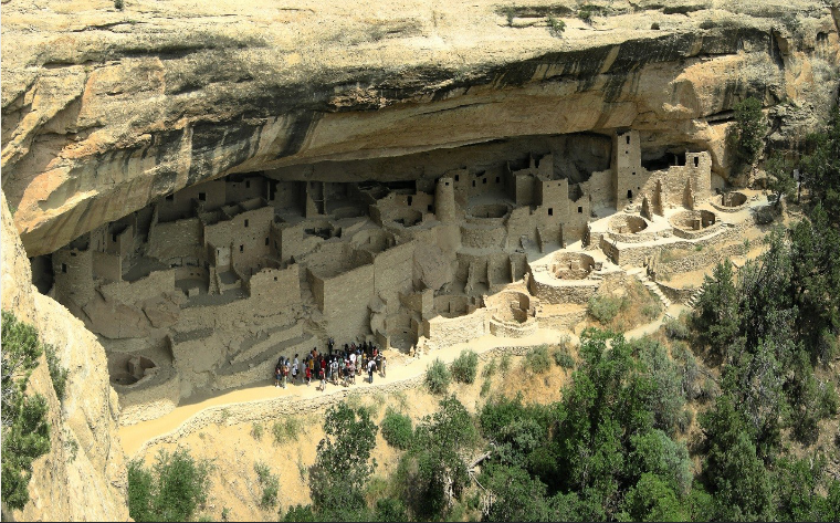 <p>3.16 Ancestral Puebloan, Mesa Verde, CO, Cliff Palace, c. 1190-1260 CE</p>