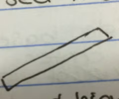 -flat and head is higher than feet