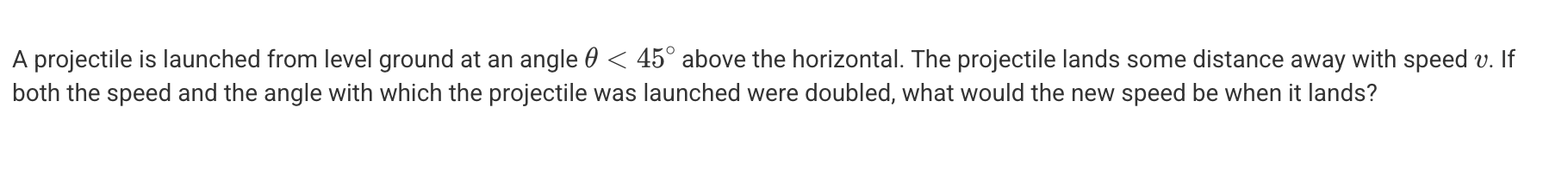 <p>A. v</p><p>B. 2v</p><p>C. 4vsinθ</p><p>D. 4v</p>