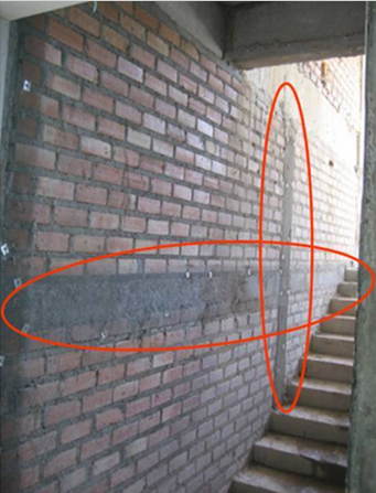 <p>_____________, measuring 200mm x 200mm, reinforced with four 12mm diameter bars and 8mm stirrups spaced at 200mm center-to-center, should be incorporated in the block work with a spacing not exceeding 5.0m. These stiffener columns must be placed at the corners and ends of the block work.</p>