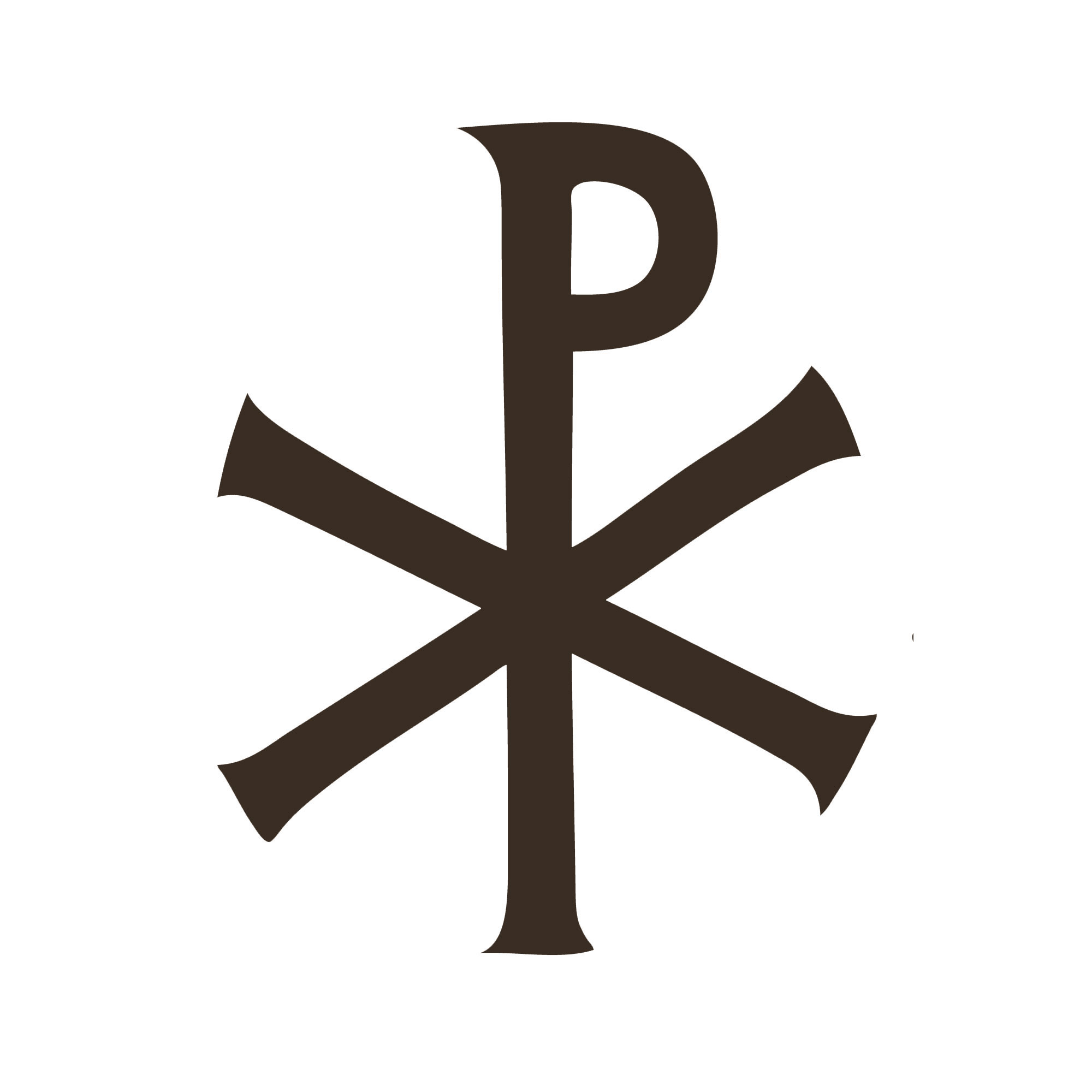 <p>Used to signify Christ’s identity, victory, and divine authority. It was popularized by Emperor Constantine</p>