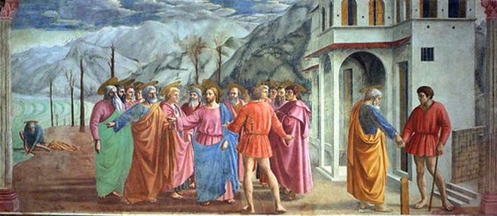 <p>1424 - 1427 (Early Renaissance)<br>Made w/ Fresco<br>Florence, Italy</p>