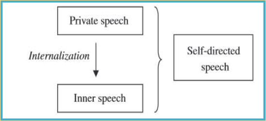 <p>1) children construct their knowledge (world view)</p><ul><li><p>apprenticeship = chidlren’s involvement in structured activities with those who are more skilled&nbsp;</p></li></ul><p>2) development cannot be separated from social context</p><ul><li><p>Cooperative activity (specifics are culturally dependent)</p></li><li><p>guided participation through peer tutoring and group learning</p></li></ul><p>3) language plays key role in mental development =&gt; inner speech is speech for oneself while external speech is for others</p><ul><li><p>inner speech is key for development (e.g. cog monitoring, self-regulation, planning)</p></li></ul><p></p>