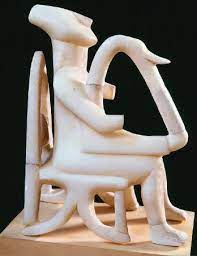 from Keros (Cyclades), Greece
ca. 2600–2300 BCE. 
Marble