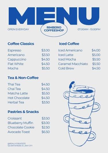 <p>Menu</p>