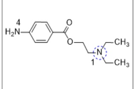 <p>The drug illustrated below:</p><p>I. can undergo metabolically oxidative N-dealkylation.</p><p class="p1">Il. can undergo metabolically oxidative deamination at the N marked as 1</p><p class="p1">Ill. can undergo metabolically oxidative deamination at the 4-NH2.</p>