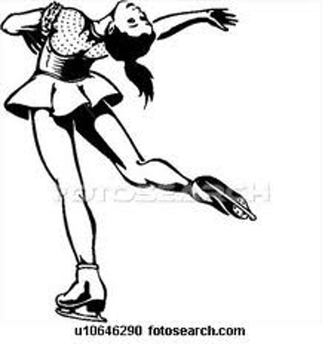 <p>to ice skate (figure skate)</p>