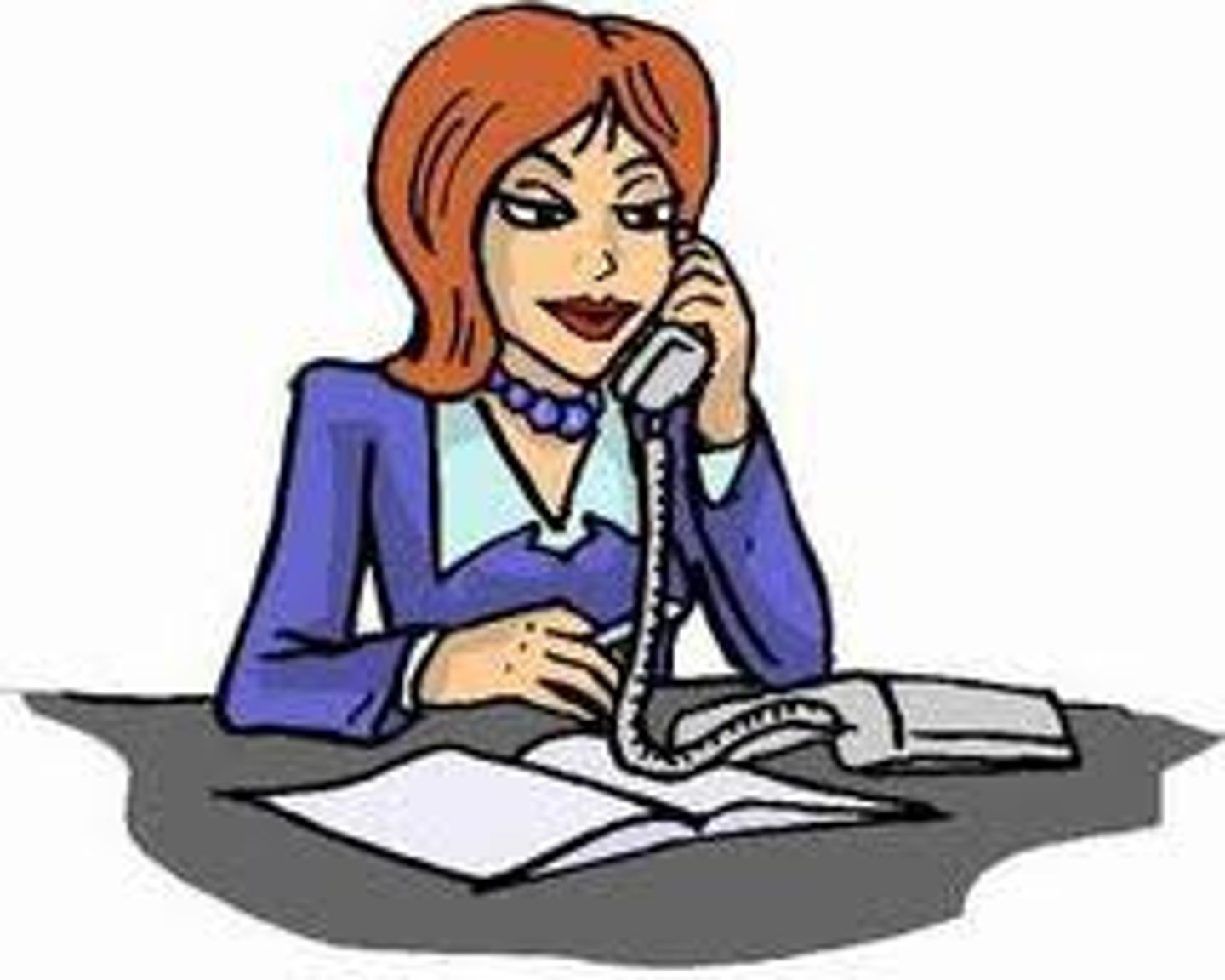<p>secretary (female)</p>