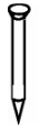 <p>Small nail made from rigid mild steel wire. usually used with adhesive to hold the joint together while adhesive sets; doesn’t split wood</p>
