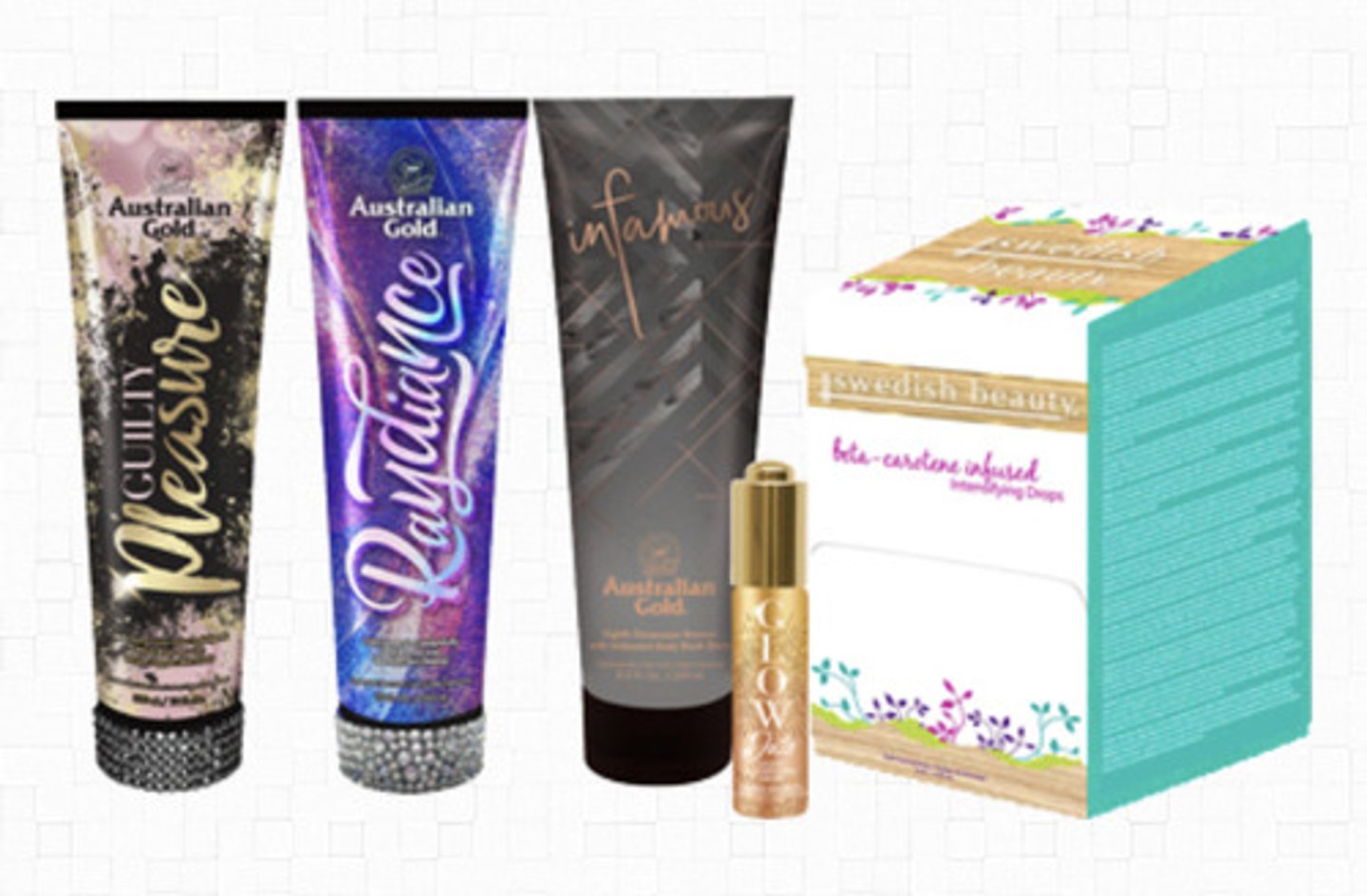 <p>Supercharge your tan with products that offer a variety of unique features, such as tattoo guards, warming, body blush, blemish-control and streak-free, clear bronzers, such as DermaDark.</p>