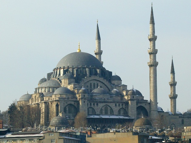 <p><span>Süleymaniye Camii, (Mosque of Suleyman the Magnificent), Istanbul (Constantinople), 1550-57</span></p>