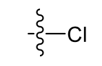 <p>Chloro</p><p>Aromatic radicals: very lipophilic, highly absorbed</p><p>Notice that benzyl group is a phenyl attached to CH2 attached to</p><p>a heteroatom (X= O, or N, or S).</p>