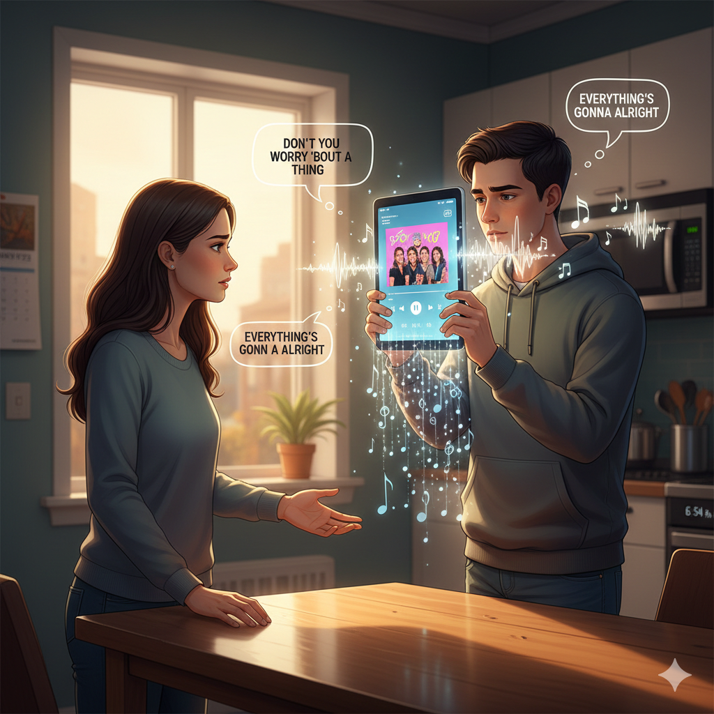 <p>Defer to a band/song/lyric</p>