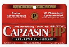 <ul><li><p>Capsaicin, camphor, menthol, methyl salicylate, methyl nicotine</p><ul><li><p>e.g. Capzasin-HP, Bengay, Tiger Balm</p></li></ul></li><li><p>Applied to skin to relieve pain by causing another less severe, distracting pain</p></li><li><p><strong>Applied to affected area 3-4 times daily (TID - QID)</strong></p></li><li><p><u>Adverse Effects</u>: <strong>skin irritations, rash, erythema, blistering</strong></p></li><li><p><strong>Well tolerated for short term use</strong>, <u>lack of evidence to support efficacy for acute or chronic musculoskeletal pain</u></p></li></ul><p></p>