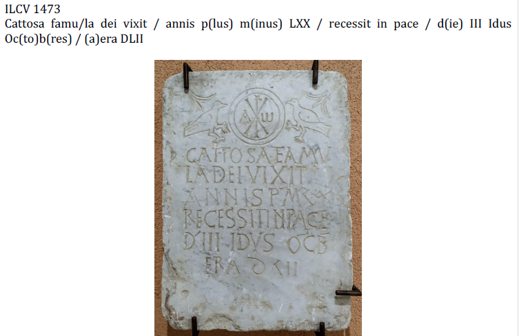 <p>ILCV <span>Inscriptiones Latinae Christianae Veteres</span></p>