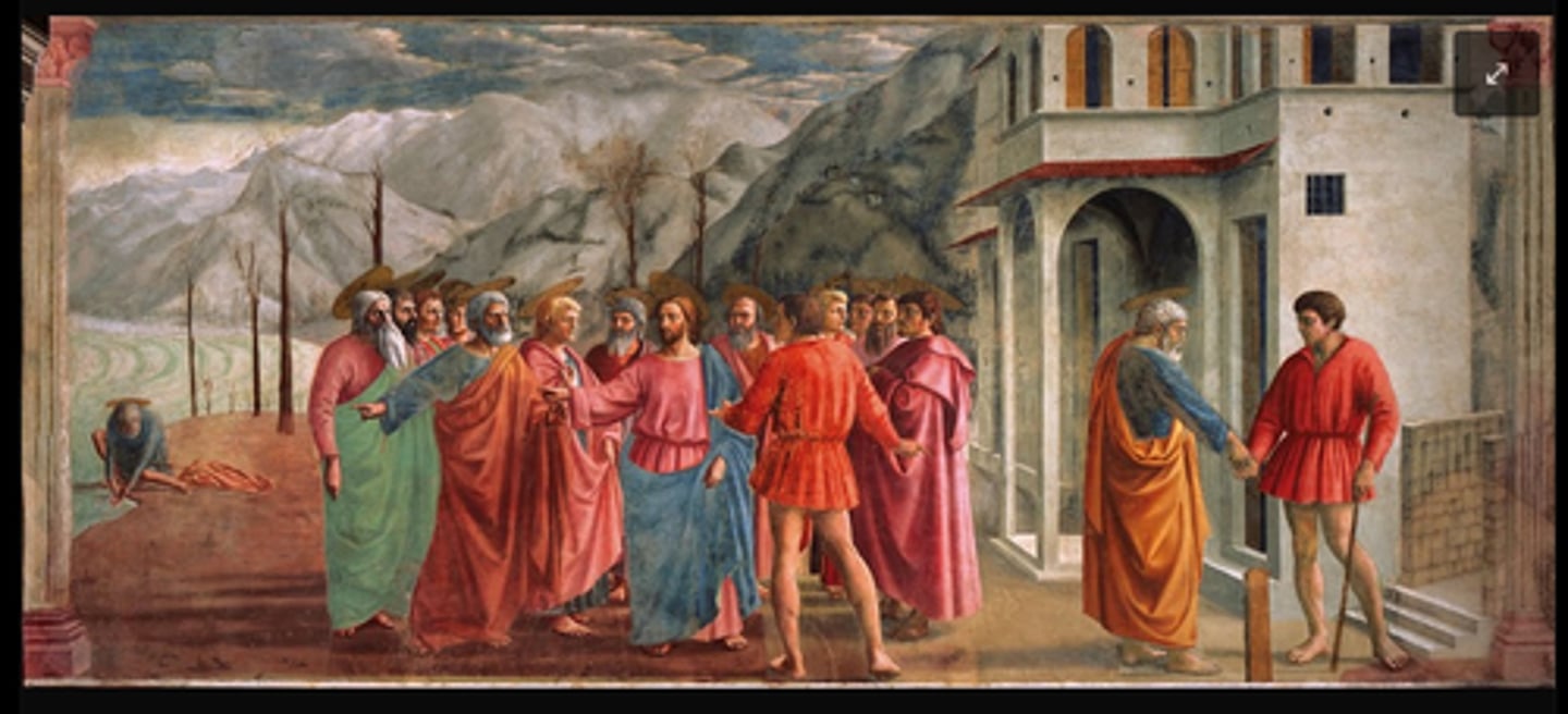 <p>Masaccio, 1427, Early renaissance</p>