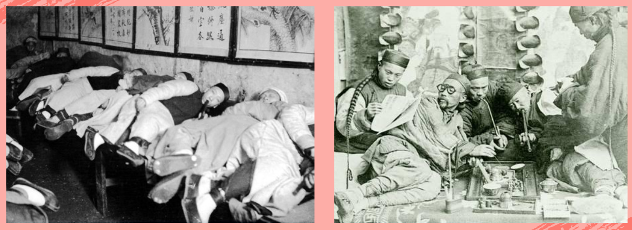 <p>Britain attempted to balance this control by introducing Indian Cotton as a commodity which it hoped would be in high demand from Chinese - but this was not successful.</p><p>British merchants then hatched another plan in the late 1700s, and began to smuggle opium - a highly addictive drug - into China, which became in high demand soon enough. The opium was sold through Chinese gangs and merchants who got a share of the profit. </p><p>The opium trade was now benefiting Britain, making large profits. About 10 million Chinese people became addicted to opium, spending their days in opium dens.</p><p></p>