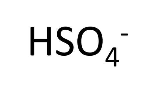 <p>HSO4- -1 Charge</p>