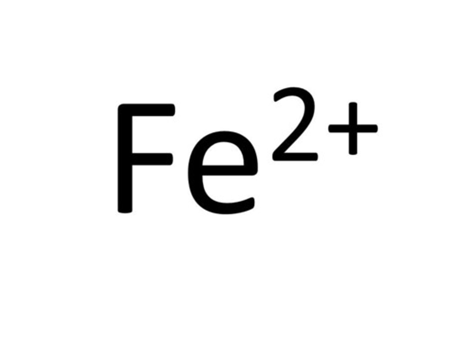 <p>Fe^{2+} </p>