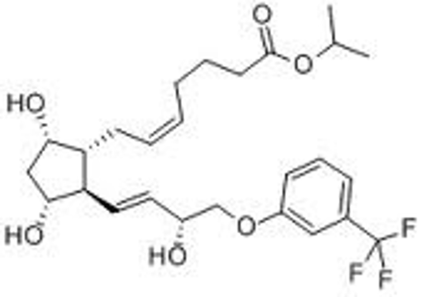 <p><strong>Brand:</strong> Travatan</p><p><strong>Class:</strong> Prostaglandin analogue</p><p><strong>MOA:</strong> Lowers intraocular pressure by increasing trabecular meshwork and outflow. </p>