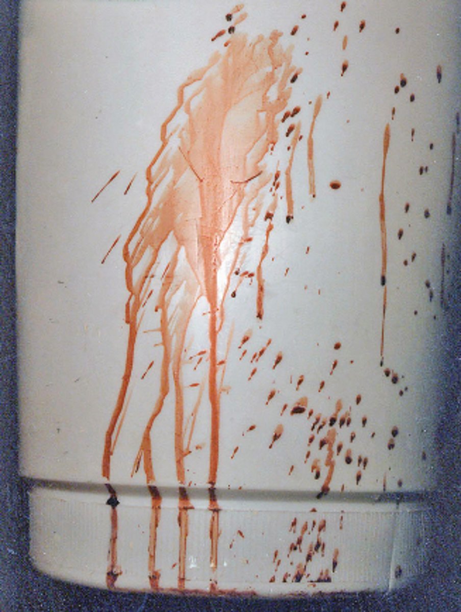 <p>created when a victim suffers an injury to a main artery or the heart</p>