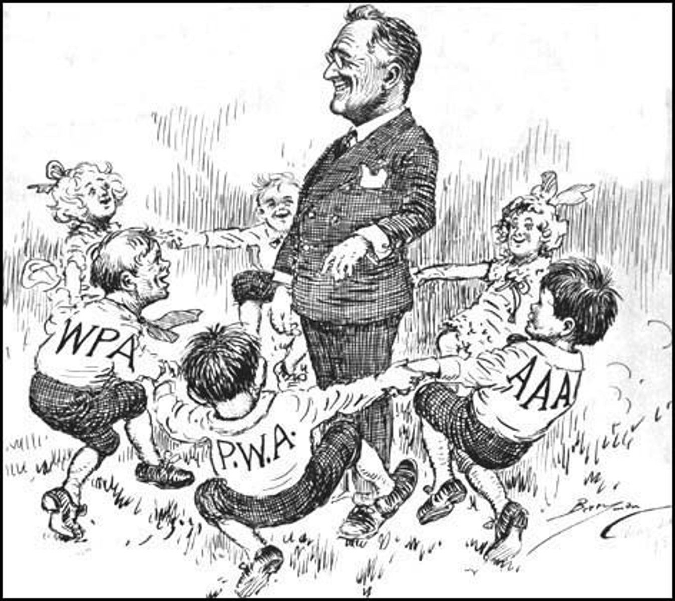 <p>A new set of programs and reforms launched by FDR in 1935</p>