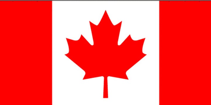 <p>Maple leaf = used as an emblem for the territory/country since the 18th century.</p><p>Red = from Saint George’s Cross.</p><p>White = the French royal emblem since King Charles VII.</p><p>The number and arrangement of the points of the leaf were chosen after wind tunnel tests showed the current design to be the least blurry of the various designs when tested under high-wind conditions.</p>