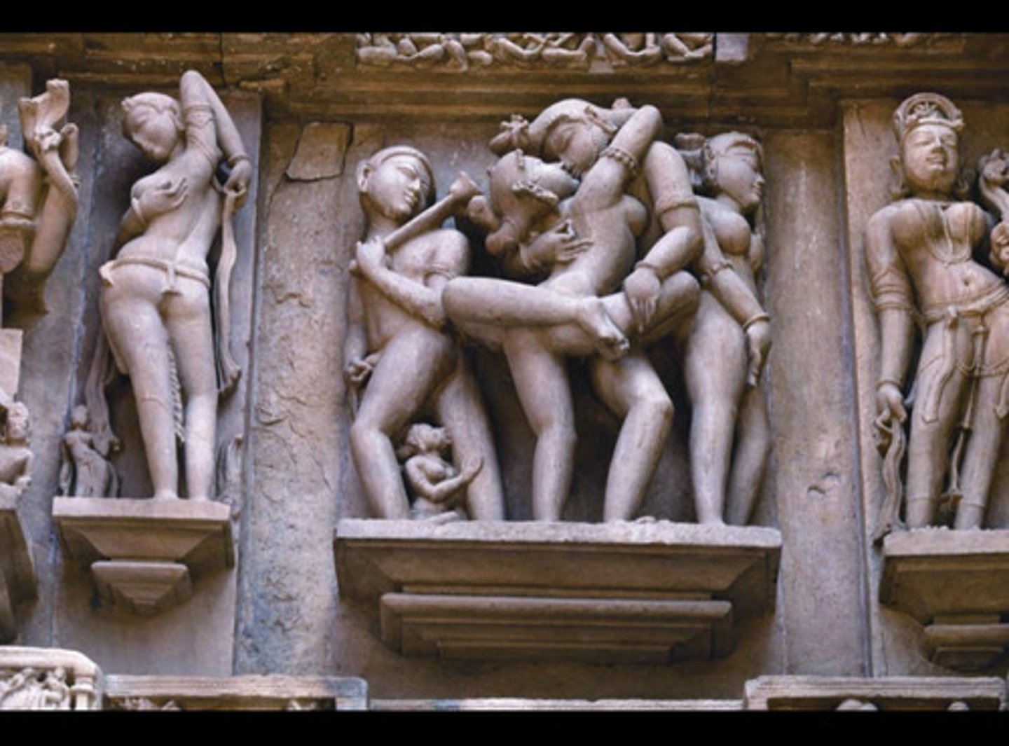 <p>They are reliefs that are prominently raised against their background, giving the sculpture more dimensionality.</p>