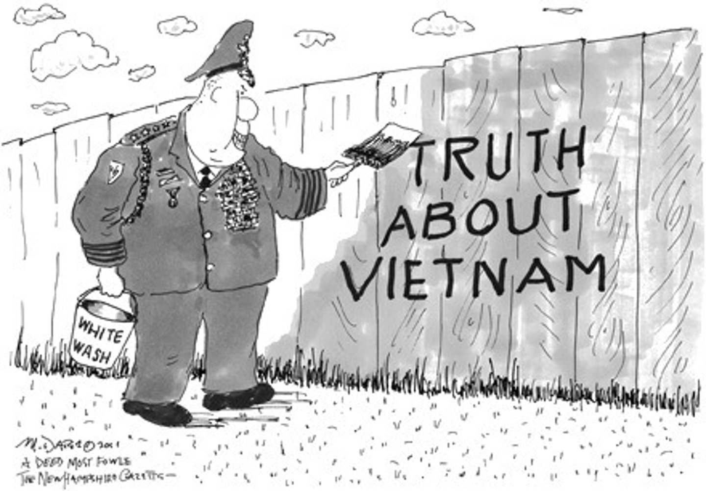 <p>American public's growing distrust of statements made by the government during the Vietnam War</p>