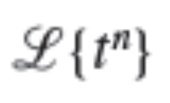 <p>what is the Laplace of </p>